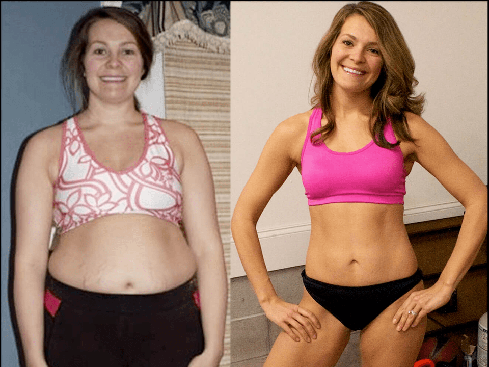 rezultat kefirjeve diete pred in po