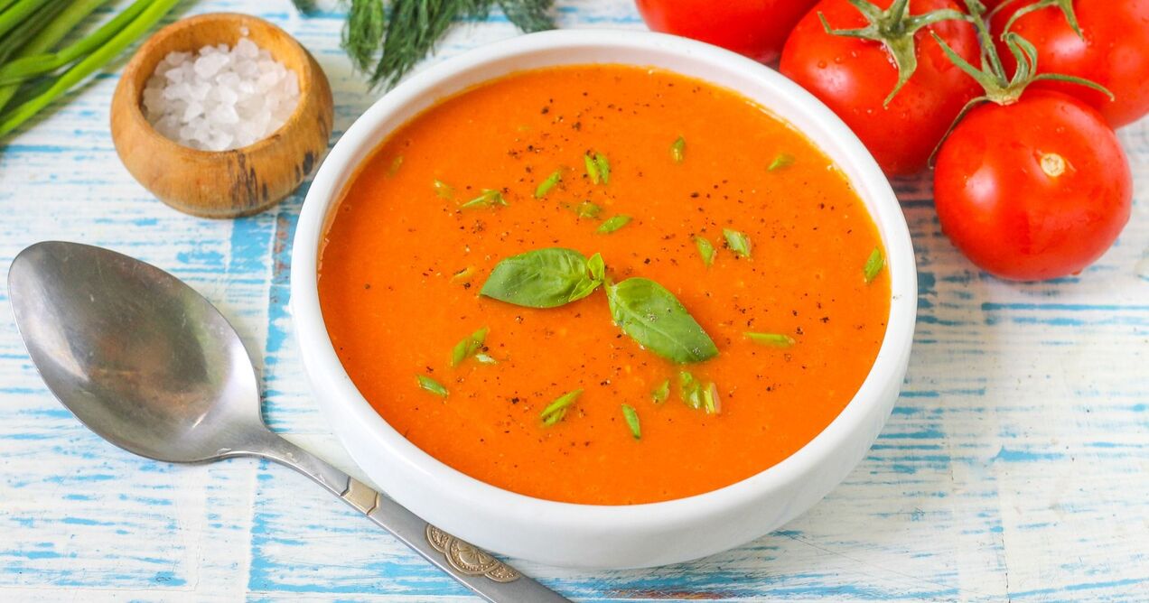 paradižnikova pire juha na dieti najljubši