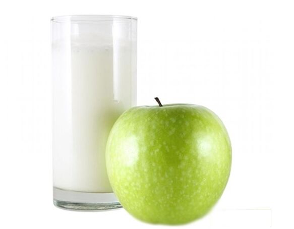Kefir z jabolkom za učinkovito dieto